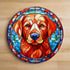Labrador Fox Red Glass Suncatcher Worktop Saver